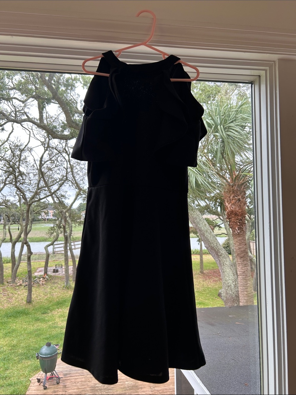 Zunie Black Ruffled Formal Kids Dress